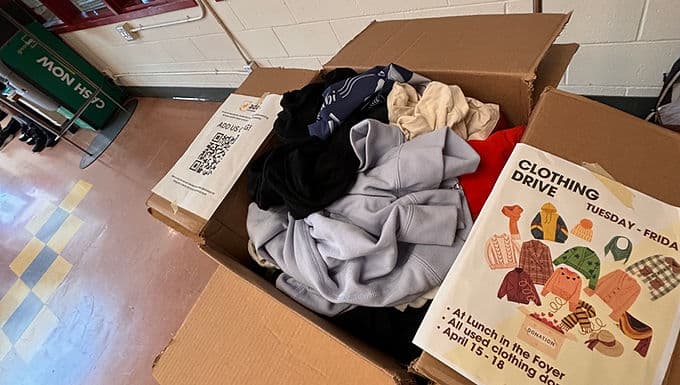 Earth Week Clothing Drive