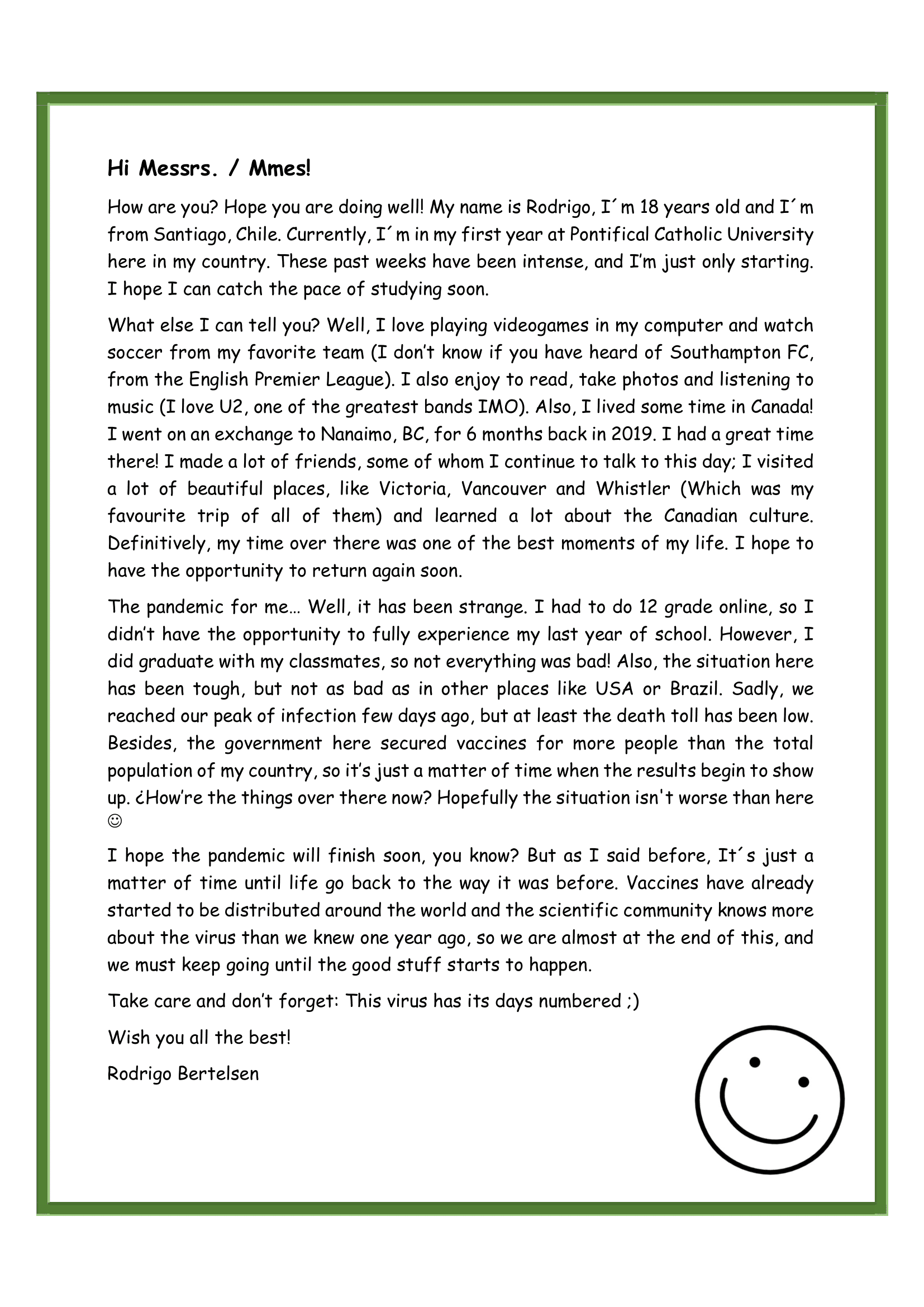 Senior Smiles Letter-Writing Initiative photo 6