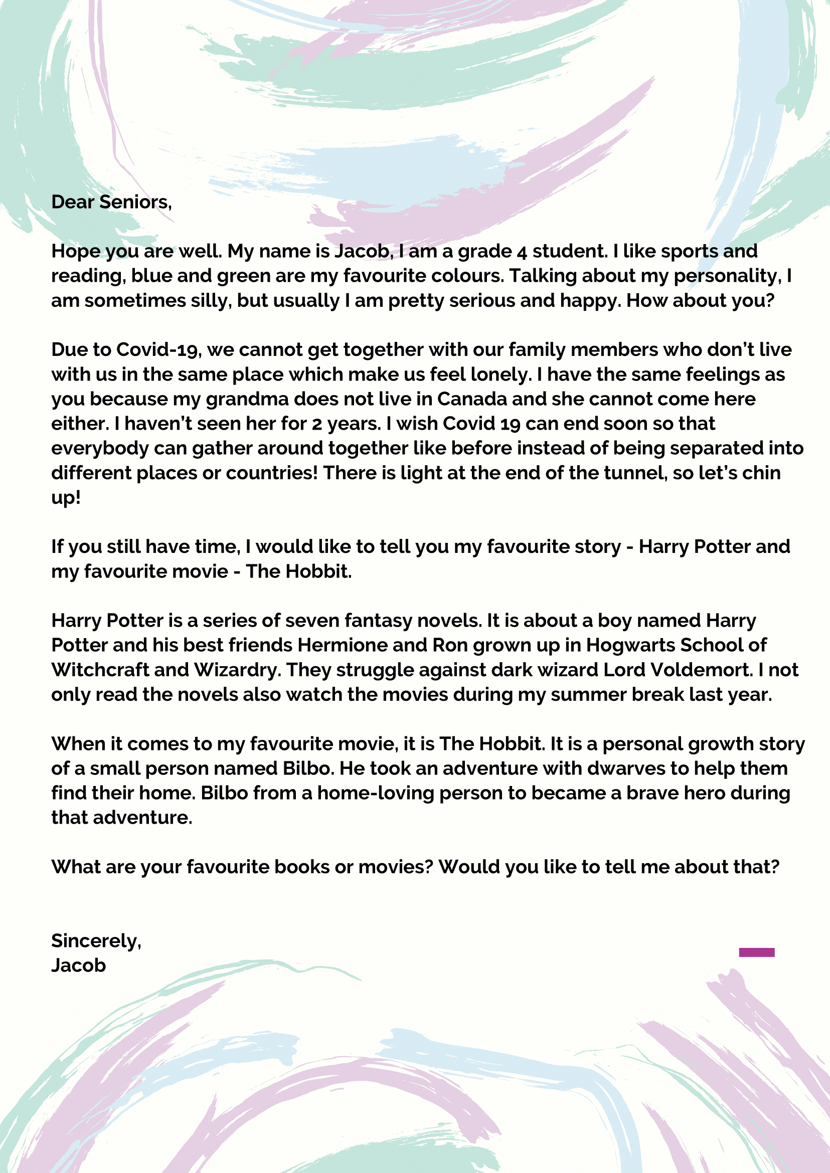Senior Smiles Letter-Writing Initiative photo 7