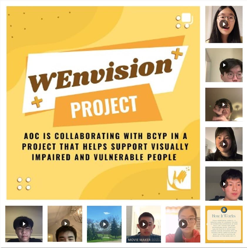 WEnvision: Videos for Seniors and Visually-Impaired